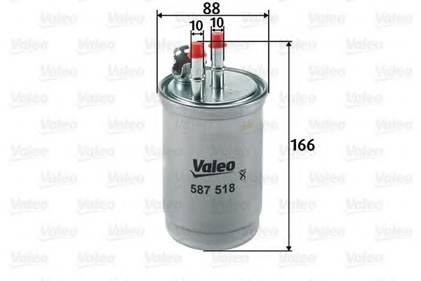 VALEO 587518 Fuel filter